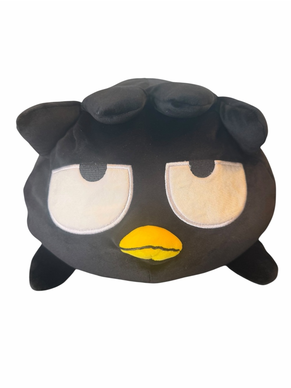 Sanrio Badtz-Maru Large Black Plush Pillow 17” Penguin NWT
